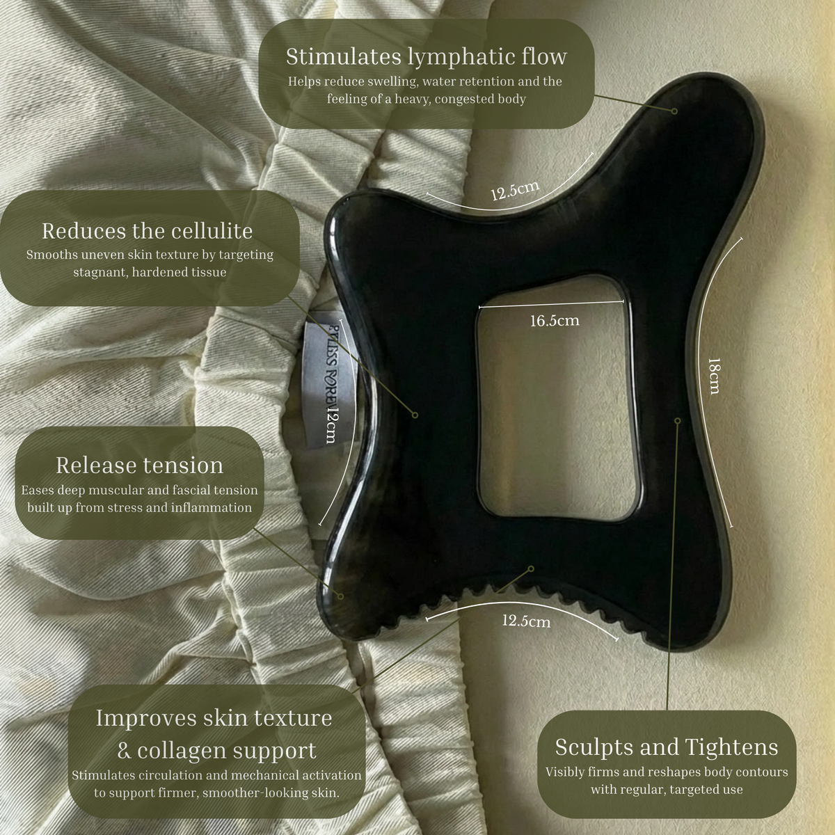 THE MIRAĒ™ ULTIMATE BODY GUA SHA - Feel 30 to 40% lighter in 5 minutes